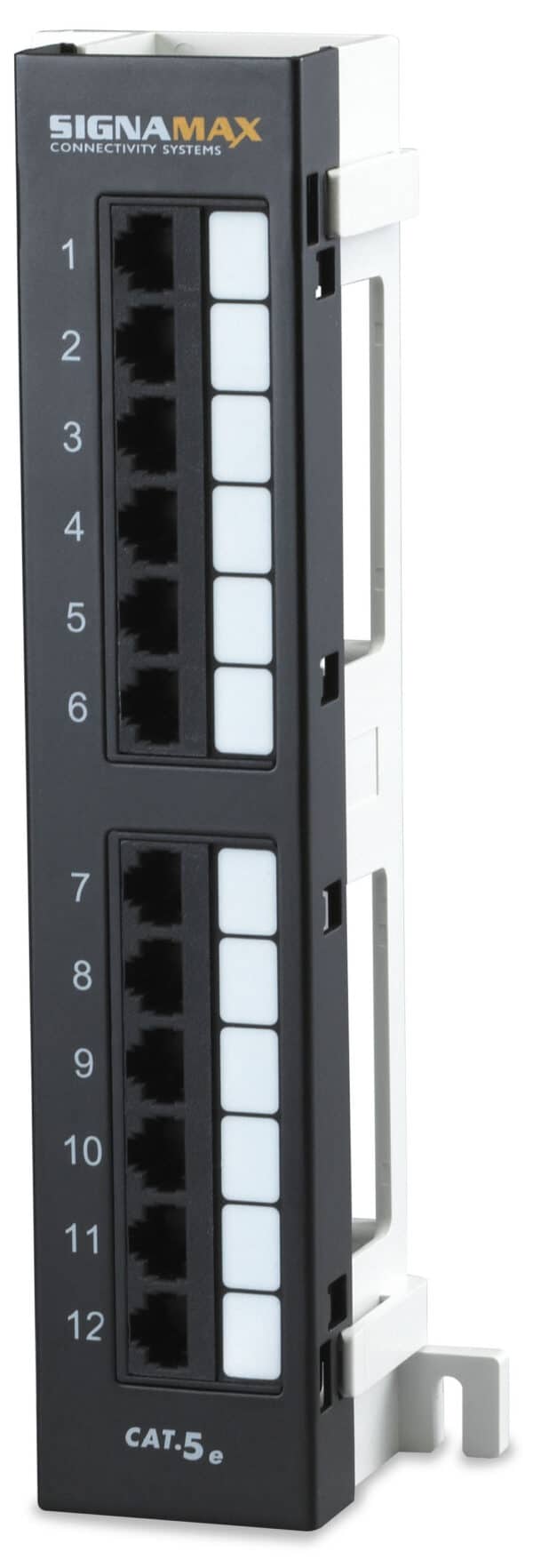 12-Port Category 5e Mini Panel W/89D Bracket