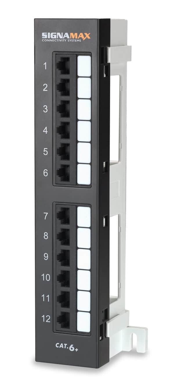 12-Port Category 6 Mini Panel W/89D Bracket