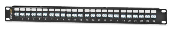 24-Port (48-Fiber) LC OM3/OM4 High Density Panel, 1RMU