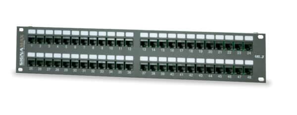 48-Port Cat 3 RJ-45 2W Telco Patch Panel, USOC, Male