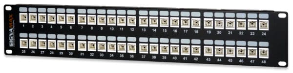 48-Port (48-Fiber) SC OM1/OM2 High Density Panel, 2RMU