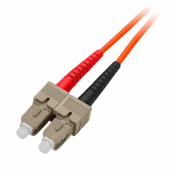 SC to SC Duplex MM 62.5/125 Patch Cord, 1 Meter