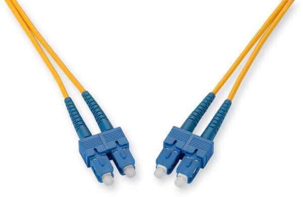 SC to SC Duplex SM 9/125 Patch Cord, 1 Meter