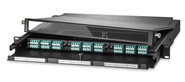 Fiber Enclosure Rack Mount 1U 3-LGX Plates