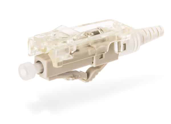 LC OM1 Connector 6-Pack 250/900-碌m Boot, Beige