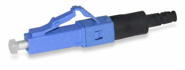 LC OS1/2 Pre-Polished Connector, Blue