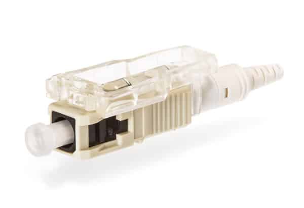 SC OM1 Connector 12-Pack 250/900-碌m Boot, Beige