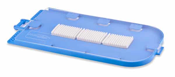 Optical Fiber Splice Tray, 36- Fiber, Stackable, All-Plastic