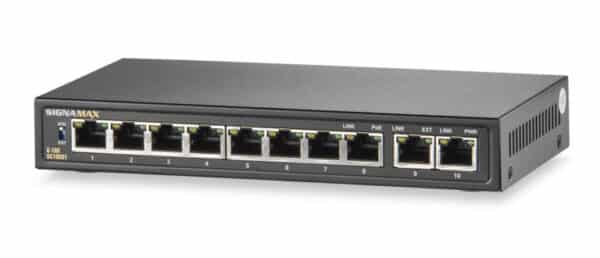 C-100 250m 8 Port Fast Ethernet PoE+ Switch