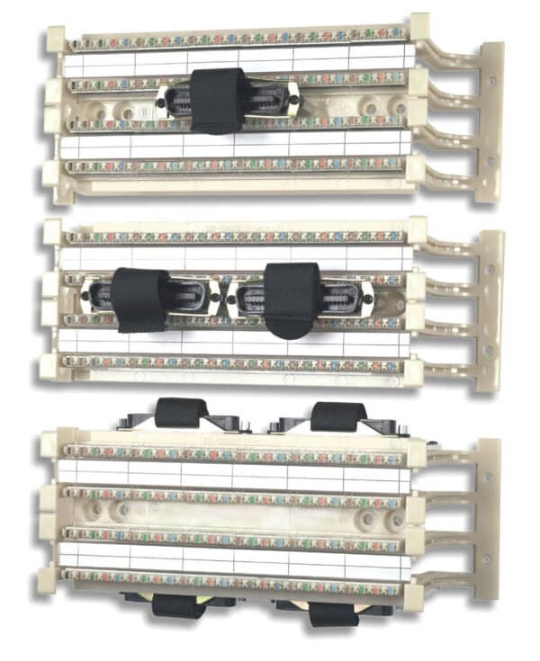 100-PR 110-block, 20x4PR/4x5PR wired to 4x25PR TELCO (M)